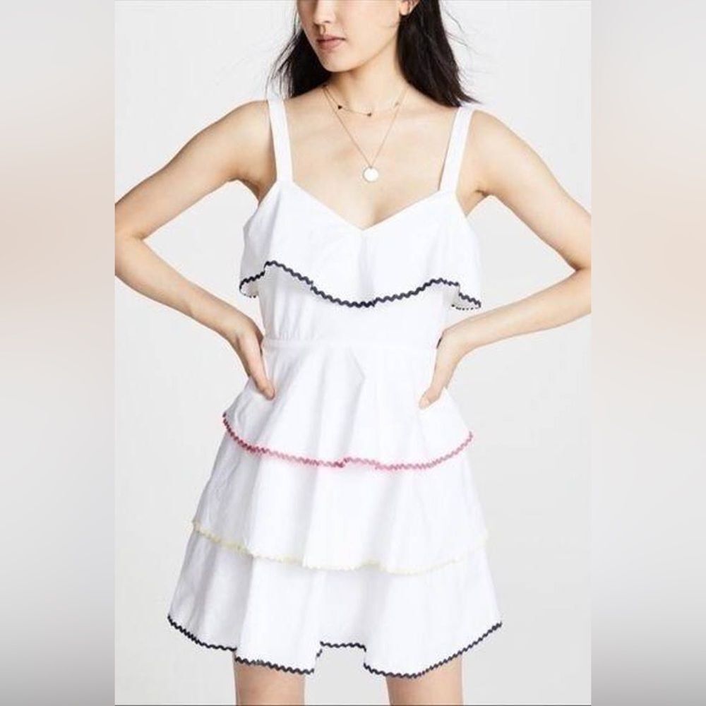 Wayf Trento Tiered Mini Dress
